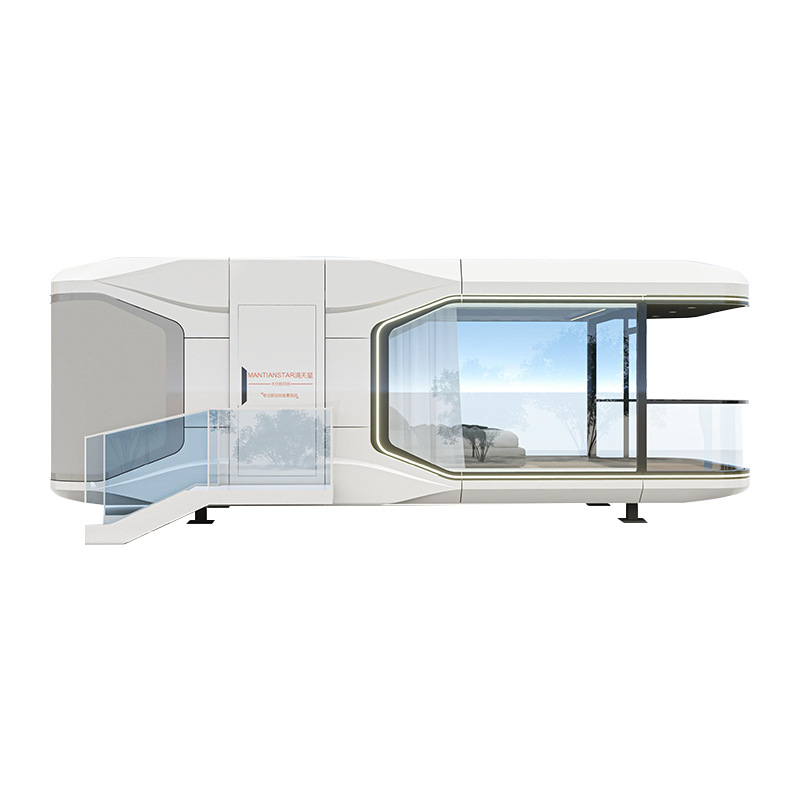 Casa móvil módulo cápsula espacial casa de vacaciones apartamento turístico punto escénico Apple cápsula desmontaje alojamiento residencial