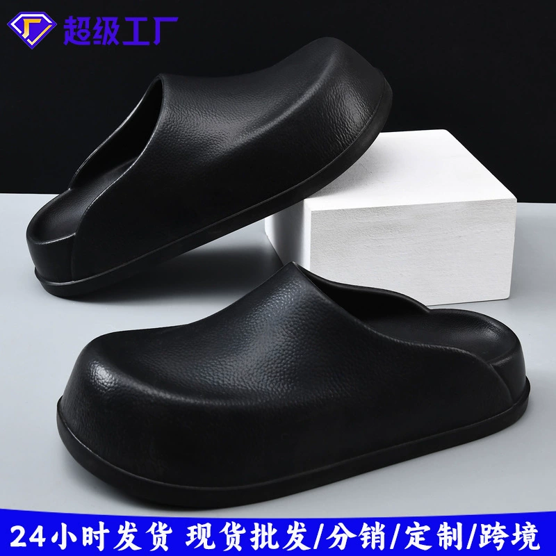 Один педаль булочка с толстой подошвной тапки для мужчин летом носит доктор медсестра хирургическая комната шеф-повар обувь сандалии тапочки оптом