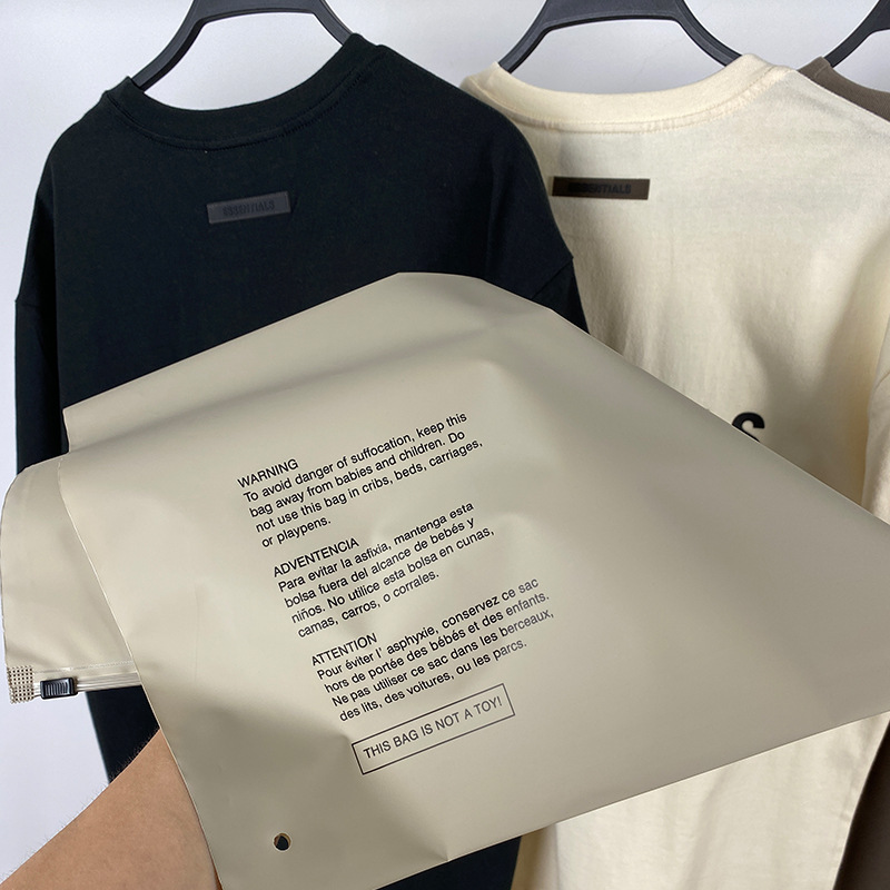 2021SS短袖T恤新款膠印ESSENTIALS街頭寬鬆T-shrit跨境SShirt短袖