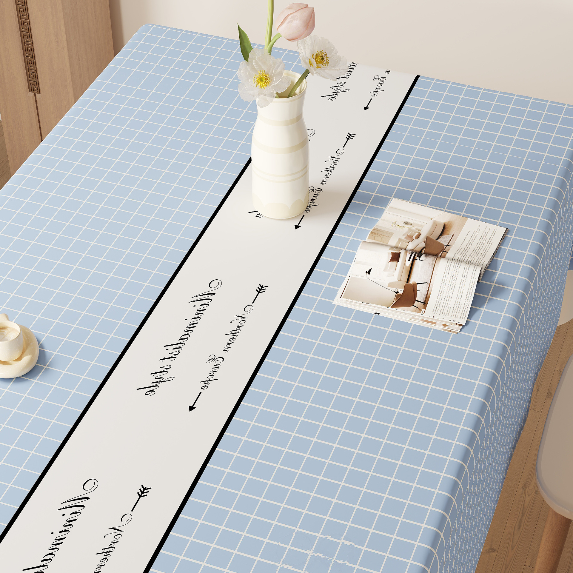 Llevar una cuadrícula azul (respetuosa con el medio ambiente, suave e insípida)