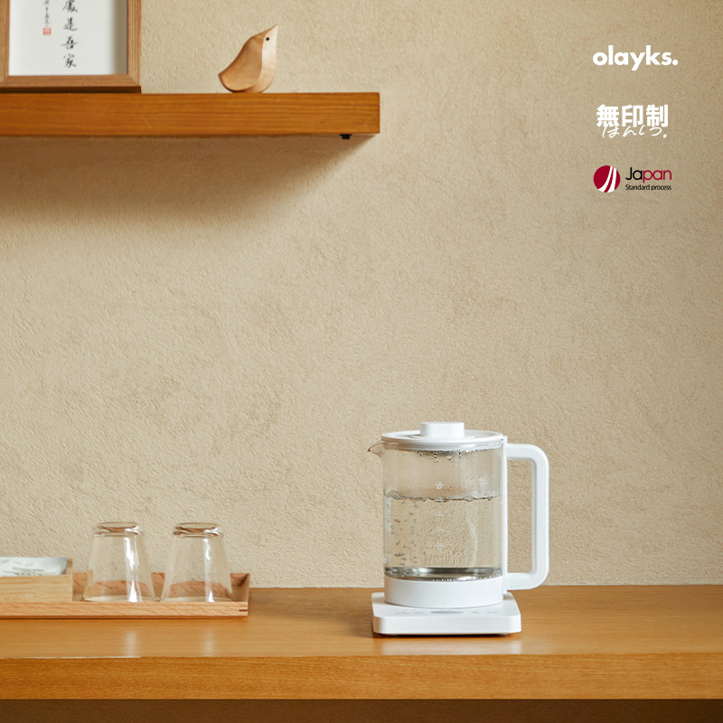 olayks Orek Multifunctional Health Pot Household Insulation Automatic Glass Electric Boiling Teapot Thickened Kettle