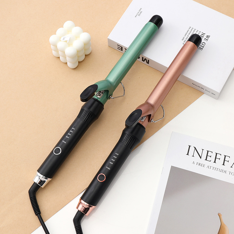 Cross-Border European Standard Curling Iron Ceramic Large Curls That Do Not Damage Hair, Lazy Korean Curly Bangs Inner Buckle Artifact Hair Iron for Women