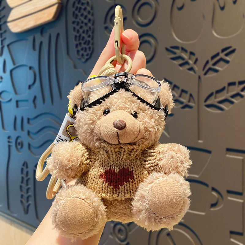 Настоящая Cartoon-ойл? (непонятно) Genuine cartoon oil, keychain, creative doll, cute pendant, with little bears, Birthday gift, wholesale