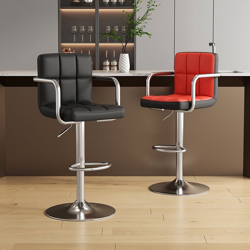 Bar Chair, Office Chair with Backrest, Bar Counter Chair, Adjustable Height Comfortable Stool, Swivel High Stool, Front Desk Cashier Stool Bar Chair, Office Chair with Backrest, Bar Counter Chair, Adjustable Height Comfortable Stool, Swivel High Stool, Front Desk Cashier Stool