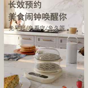 Appointment Timer Egg Steamer Fully Automatic Power-Off Egg Cooker Small Anti-Dry Burn Multi-Functional Baby Breakfast Egg Steamer