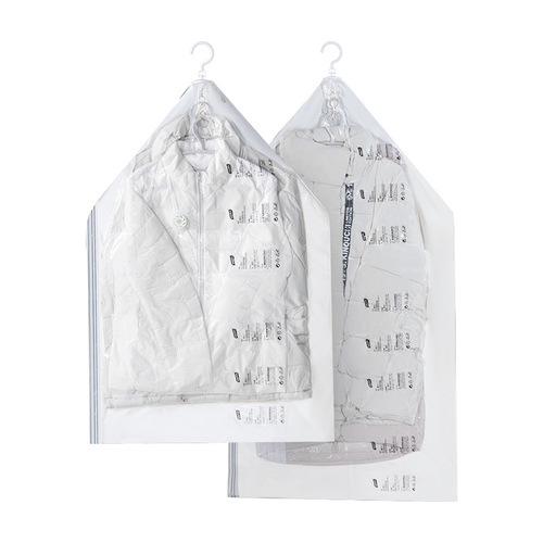 Taili smart hanging compression bag coat down jacket sealed moisture-proof hanging coat clothes special storage bag
