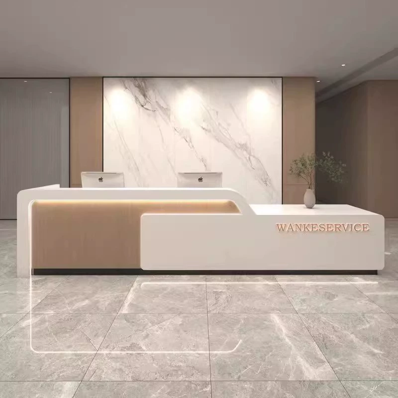 Стойка регистрации, простой стол для компании, кассовый стол, стойка для отеля, бара, салона красоты, отеля