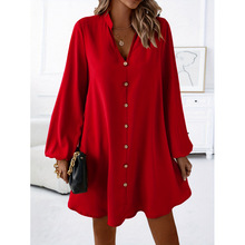X 14883 Women's long sleeve dress ŷ���羳��������ȹ