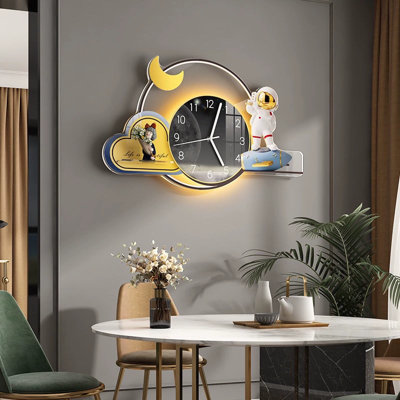 Фабричные высококачественные настенные часы для гостиной, модные домашние часы, стильные атмосферные часы, креативные декоративные настенные часы.