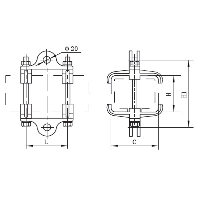 秦家金具   槽形母线吊挂金具MCD-1 MCD-2 MCD-3默认项浙江