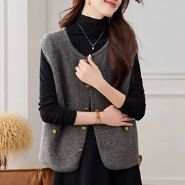 女式针织衫;女式马甲;毛衣