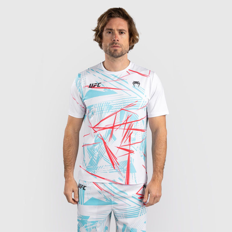 Printed Short-Sleeved Mma Jiu-Jitsu Compression Clothing Venum High Elastic Training Fitness Sports Tight Wear-Resistant Boxing Fighting Clothing