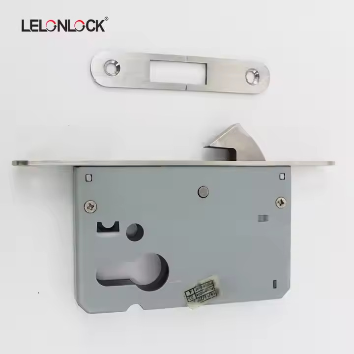 Acero inoxidable 50 cuerpo de cerradura de puerta deslizante de gancho único cuerpo de cerradura de gancho fundido estándar europeo cuerpo de cerradura
