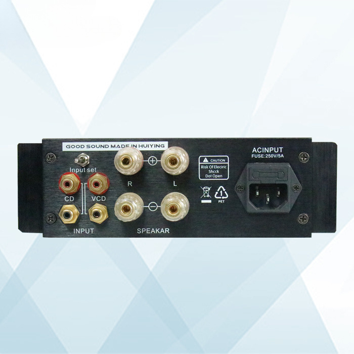 amplificador de potencia de escritorio clásico doméstico de alta fidelidad HIFI grado de fiebre de dos canales de alta potencia amplificador de resistencia fija