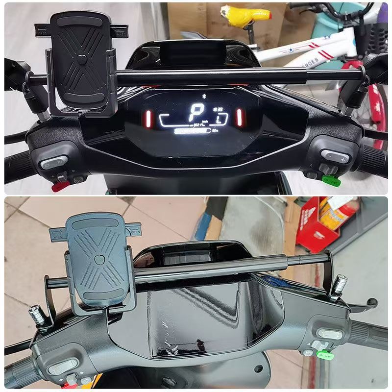 Electric Vehicle Balance Bar Bracket Faucet Crossbar Pull Rod Expansion Rack Universal Motorcycle Modification Accessories Expansion Rod