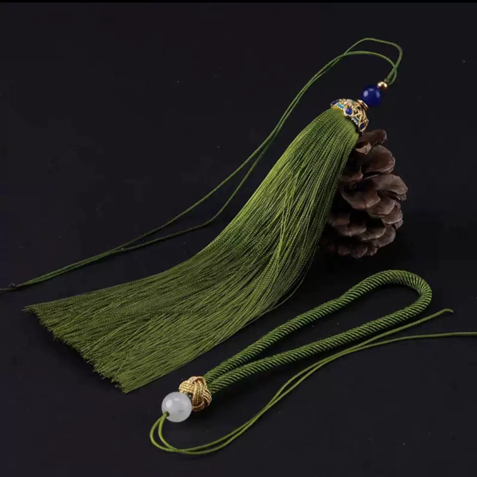 新款中国结流苏手把绳组合汽车挂件吊穗饰品厂家批发