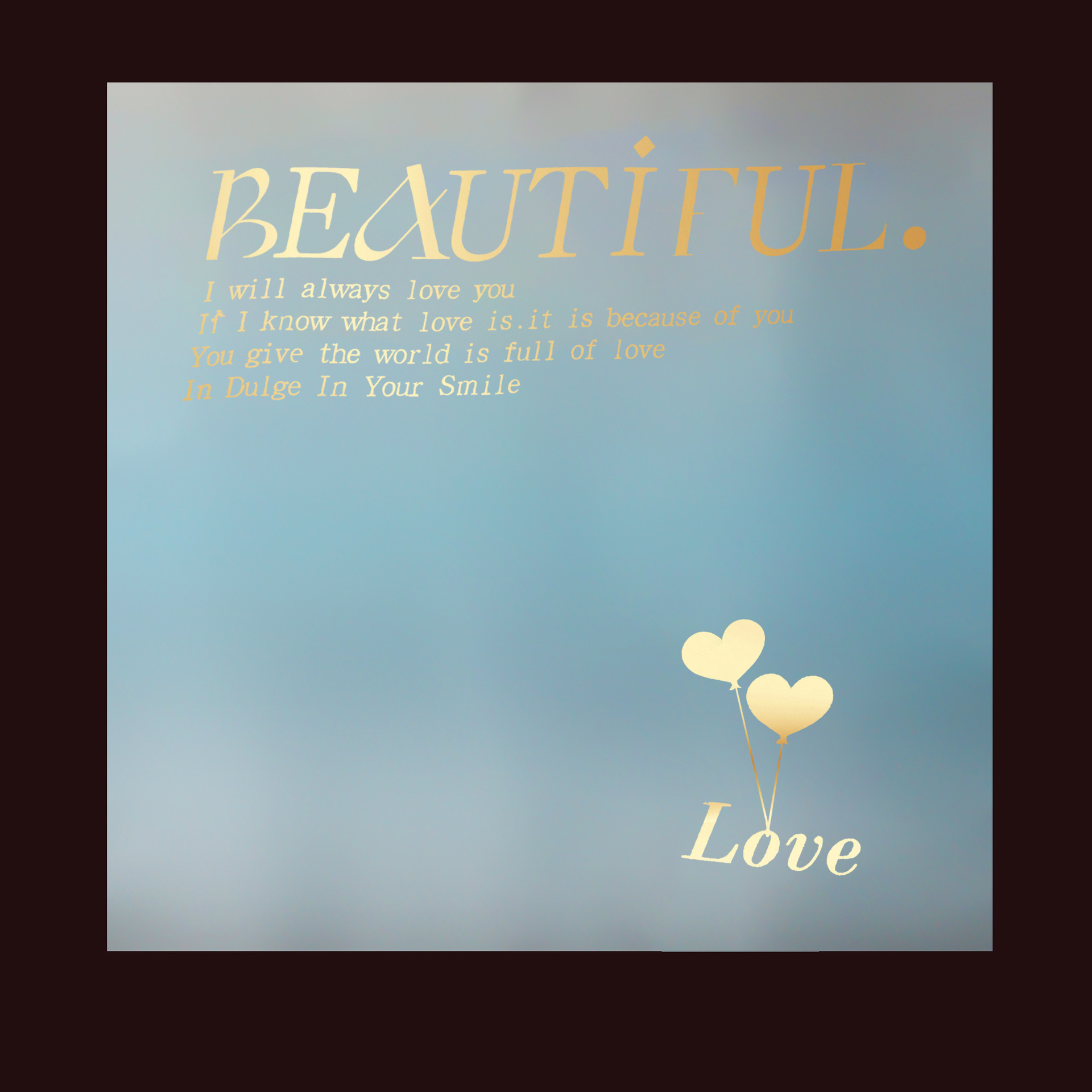 Azul lago; 56cm, 20 hojas