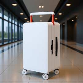 24寸宽拉杆旅行箱静音万向轮防水登机USB双充电口干湿分离厂家