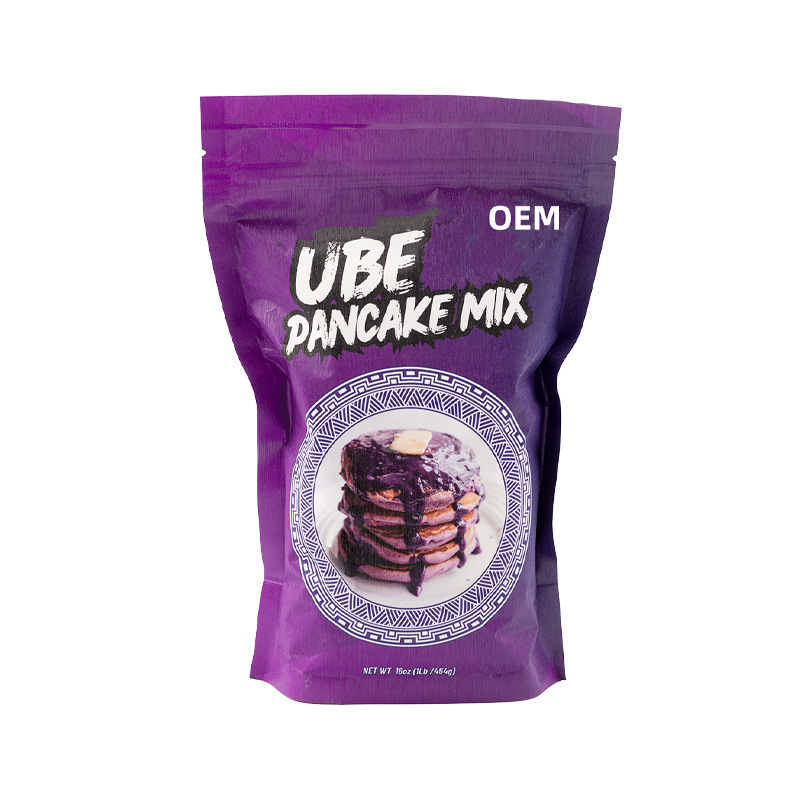 国境を越えた貿易 UBE PANCAKE MIX 紫芋風味パンケーキパウダー 果物と野菜の食物繊維 OEM|undefined