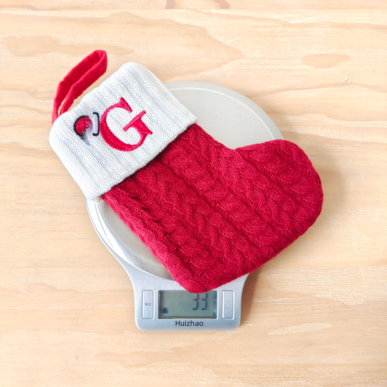 Gestrickter Weihnachtsstrumpf Mit Initialen Als Anhänger_voghion.com