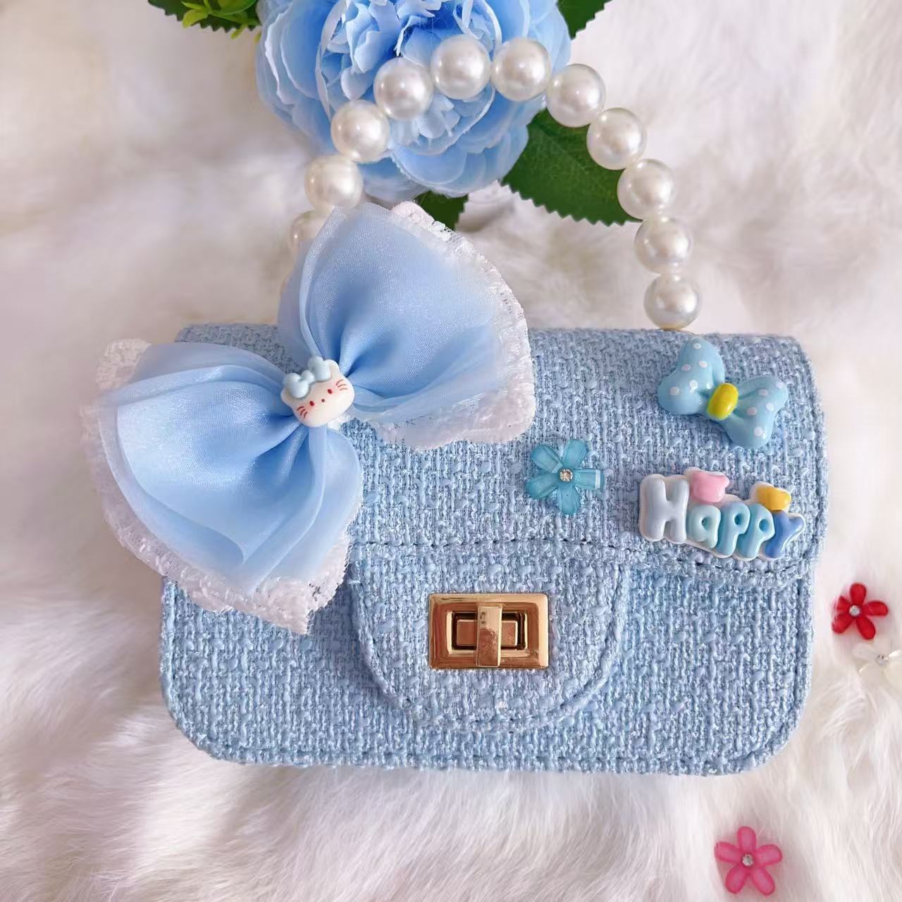 Niños bolso de hombro niñas nuevo Kulomi jade cane bolso de perro flash de moda lindos bolso de mochila