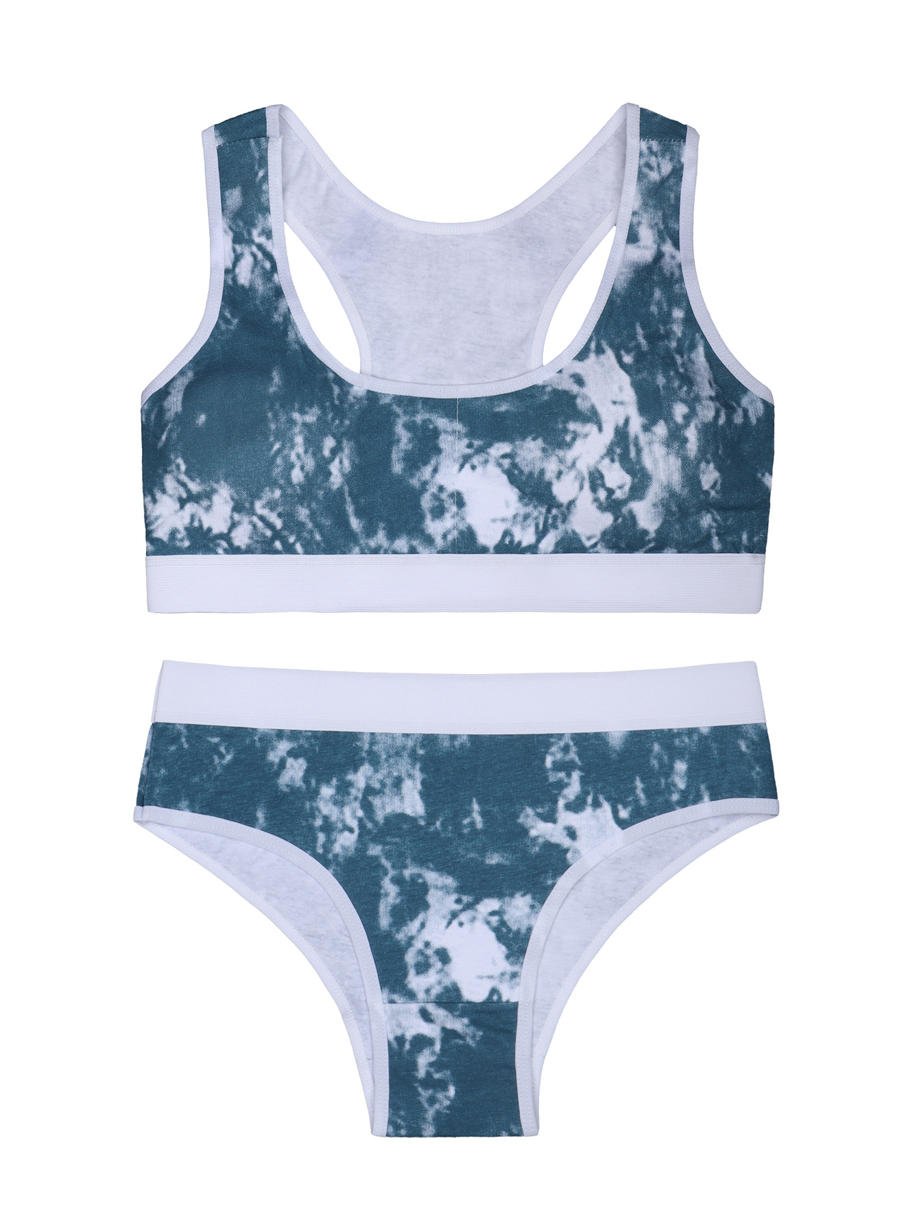 Chaleco para niña, ropa interior, deportes, a prueba de golpes, copa fija, sujetador trasero de belleza, chaleco integrado, algodón cómodo y agradable para la piel