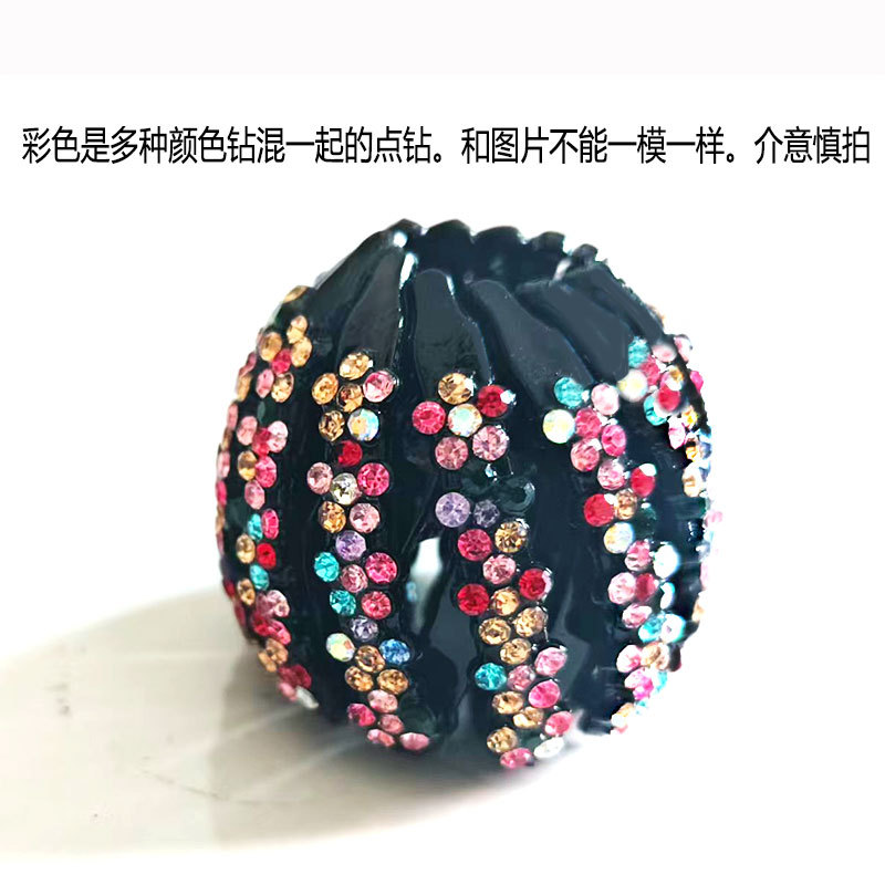 Nuevo Nido de Pájaro updo artefacto bola perezosa cabeza pelo anillo Cola de Caballo pelo clip danza rhinestone tocado accesorios para el cabello horquilla para las mujeres