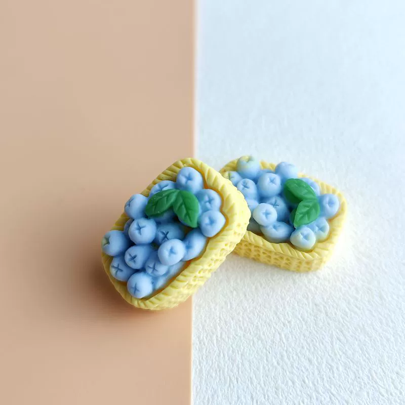 Realistic three dimensional fruit food play, cream phone case, hair accessory, hair rope, fridge magnet, handmade