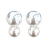 Short universal earrings from pearl, internet celebrity