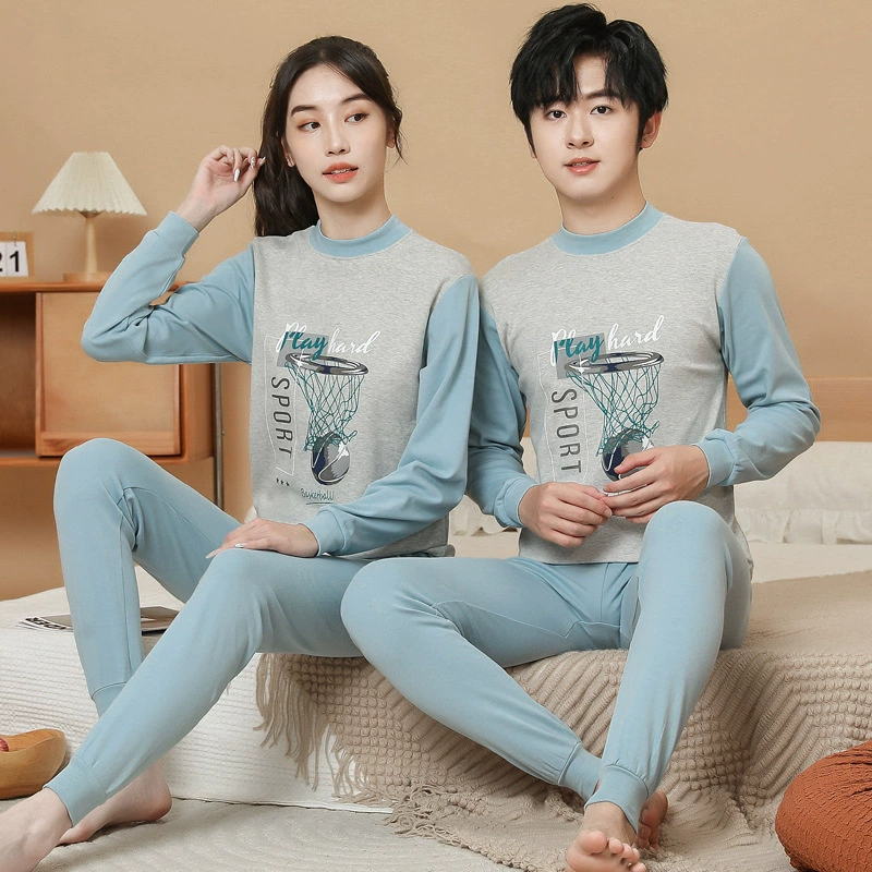 2024 Осенний и Зимний молодежный набор хлопкового нижнего белья с воротником