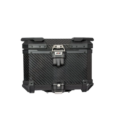 for scooters and electric vehicles, Motorcycle trunk - mjw45l02-modelbm-lockcoarse-twill-carbon-fiber-trunk