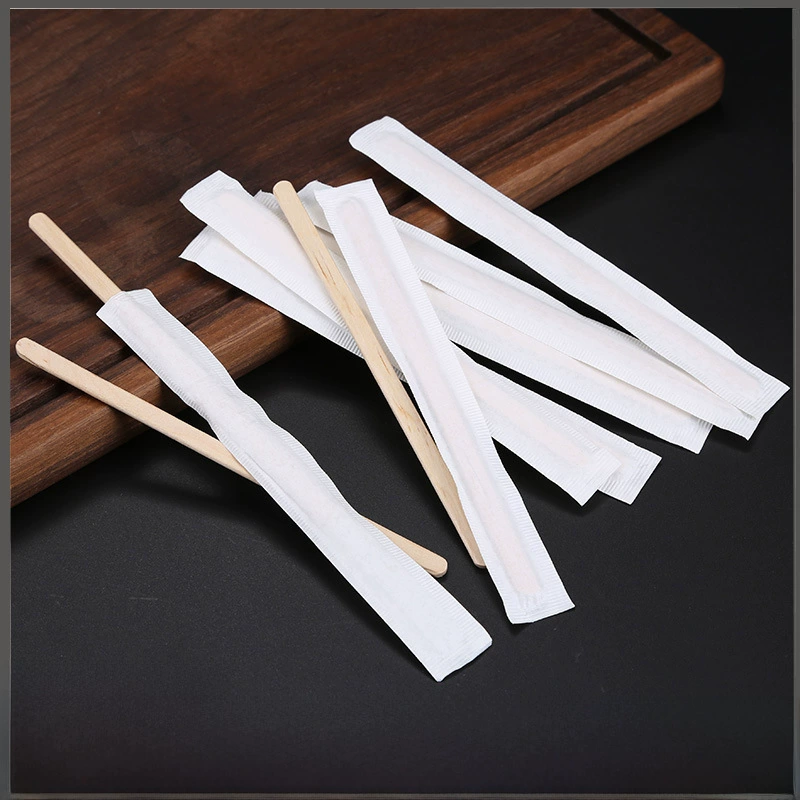 Disposable pack, coffee wooden mixing stick, cocktail stick, increased thickness, wholesale