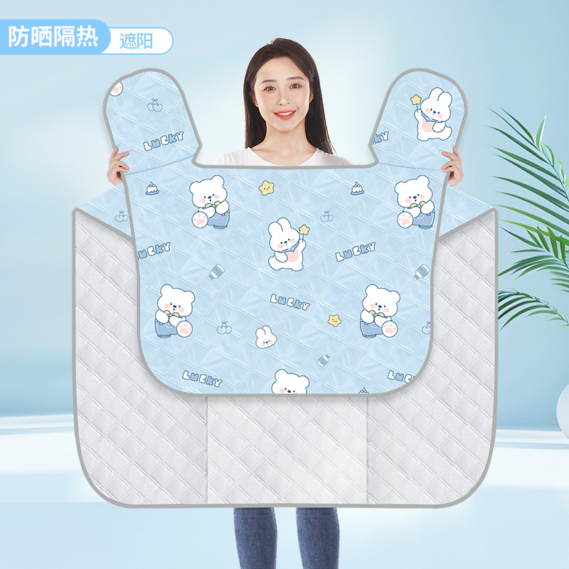 2025 summer electric car windshield sun protection electric motorcycle battery car thin windshield in stock wholesale