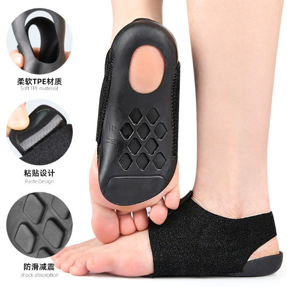 可型支撑跨境内XO后腿魔术贴跟穿鞋翻半垫新款足弓鞋垫足足弓套|undefined