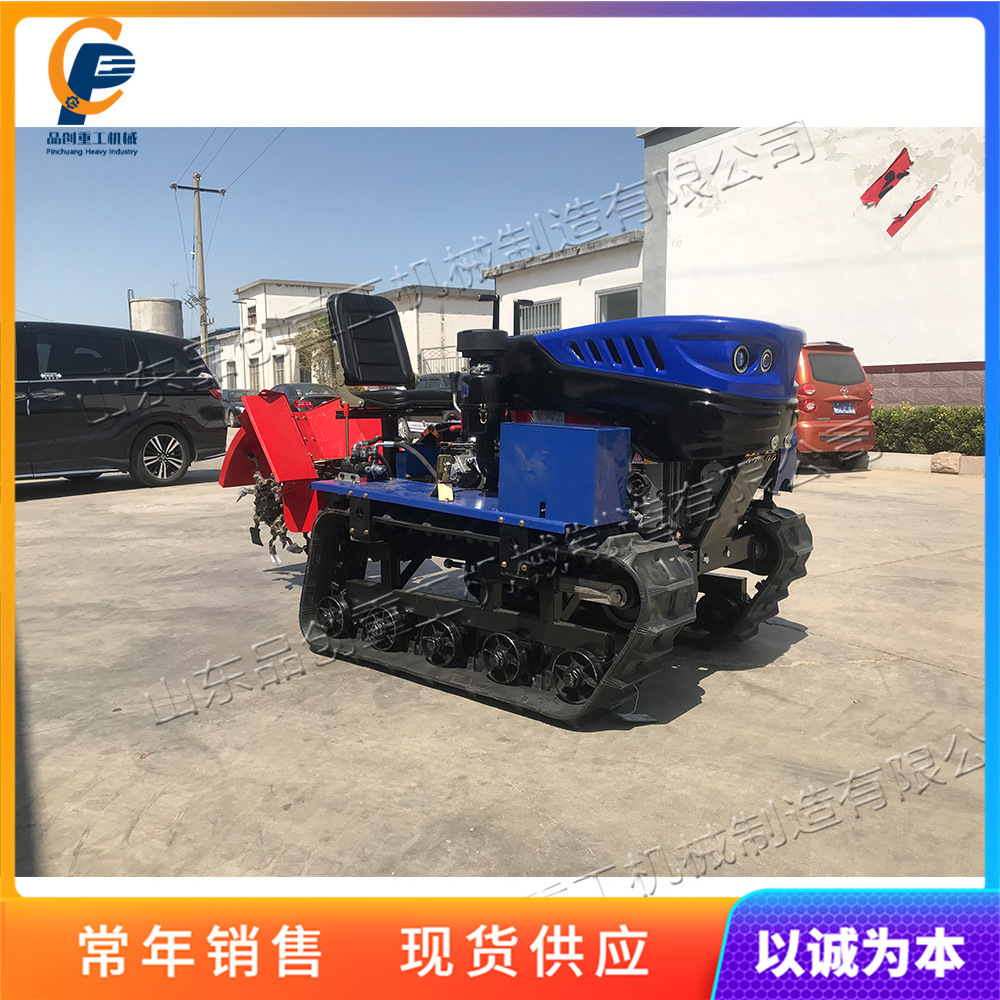 座驾式多用途拖拉机 农户自用履带式拖拉机 履带式水田用拖拉机