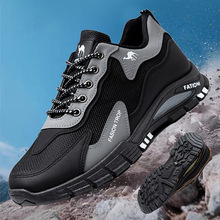 跨境单棉新款鞋子男韩版百搭软底运动鞋透气网面轻便休闲鞋跑步鞋