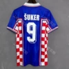 1998 Croatia D printed number 9 away from home