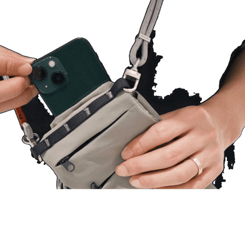 Tl plegable móvil compacto bolso de mano de hombre marca de moda inins estilo japonés bolso casual hombro