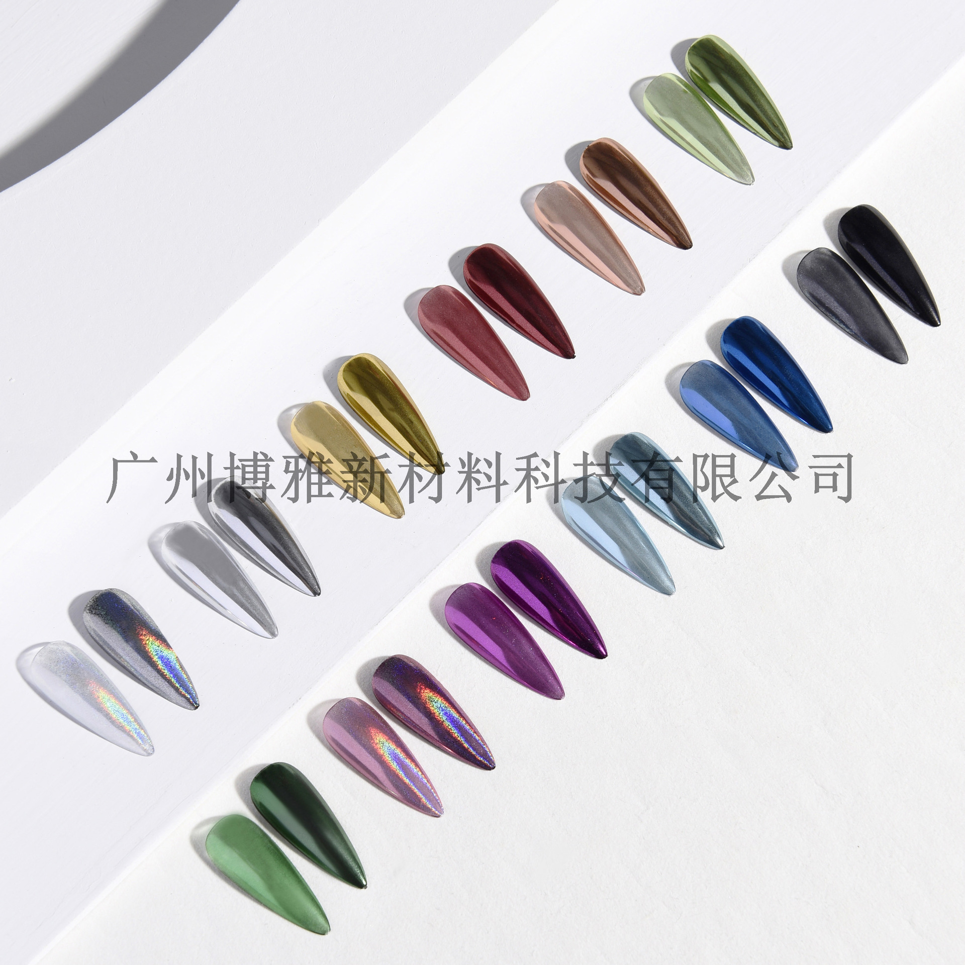 跨境专供美甲魔镜粉镜面粉镭射魔镜粉超细电镀钛金粉