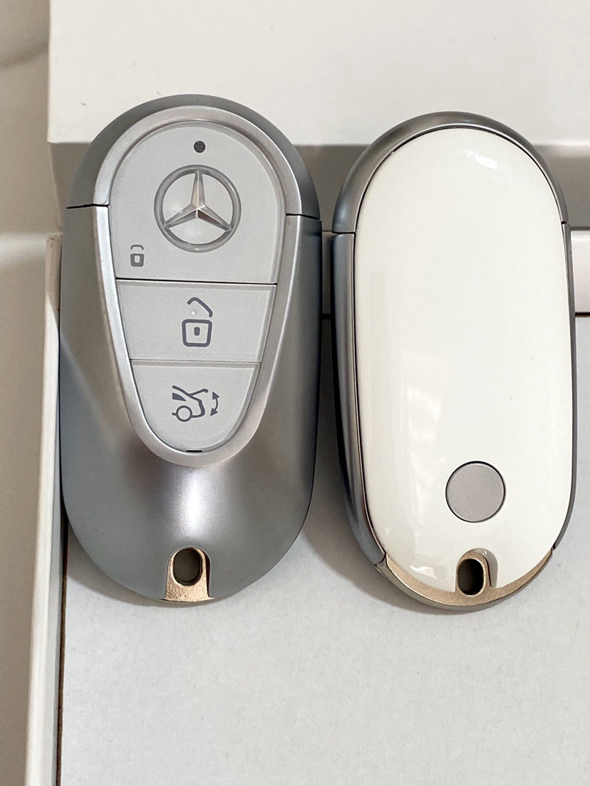 최신 메르세데스-벤츠 키 화이트(회로 기판 포함)