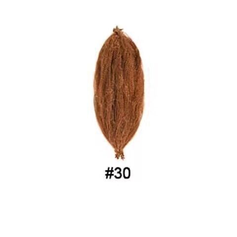 24 pulgadas Afro rizado Marley trenza cabello fibra química crochet pelo rallado oruga