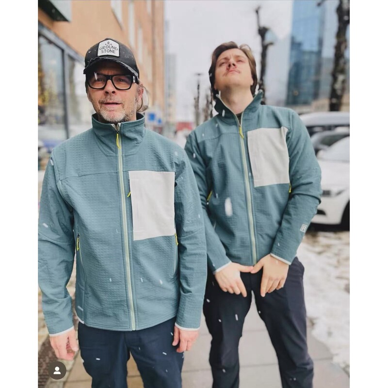R2 Spring Techface Waterproof Warm Breathable Cloud Fleece Outdoor Casual Sports Stand Collar Jacket 25101