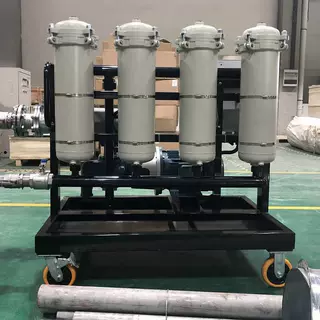利菲尔特四级五级过滤滤油机多级过滤加油小车移动式滤油装置