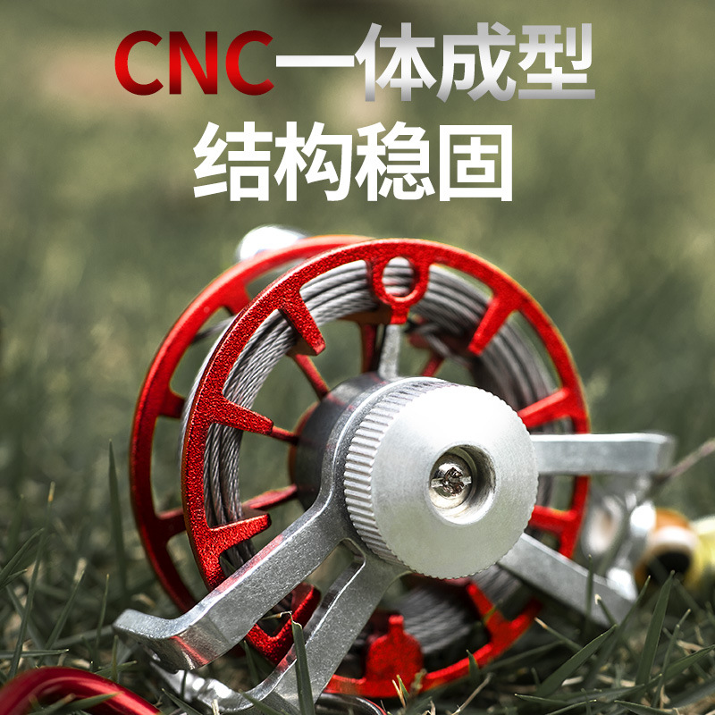 Full metal front fishing reel, ice fishing reel, fishing reel, raft fishing reel, fish buckle, spinning wheel, live fish buckle