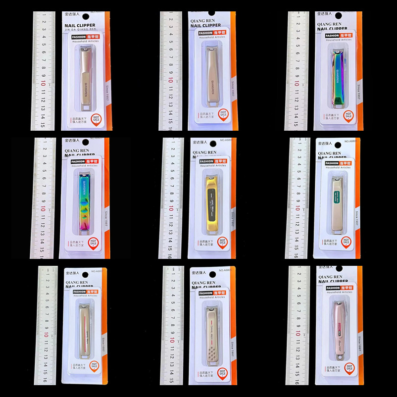 Strongman Nail Clippers, Large Nail Clippers, Small Gifts, Individually Packaged, Random Colors, Price Is for One Piece