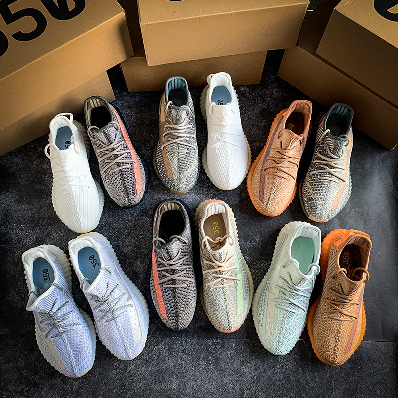 Putian 350 BASF really popular starry reflective coconut shoes thick bottom fashion men's and women's same casual sneaker