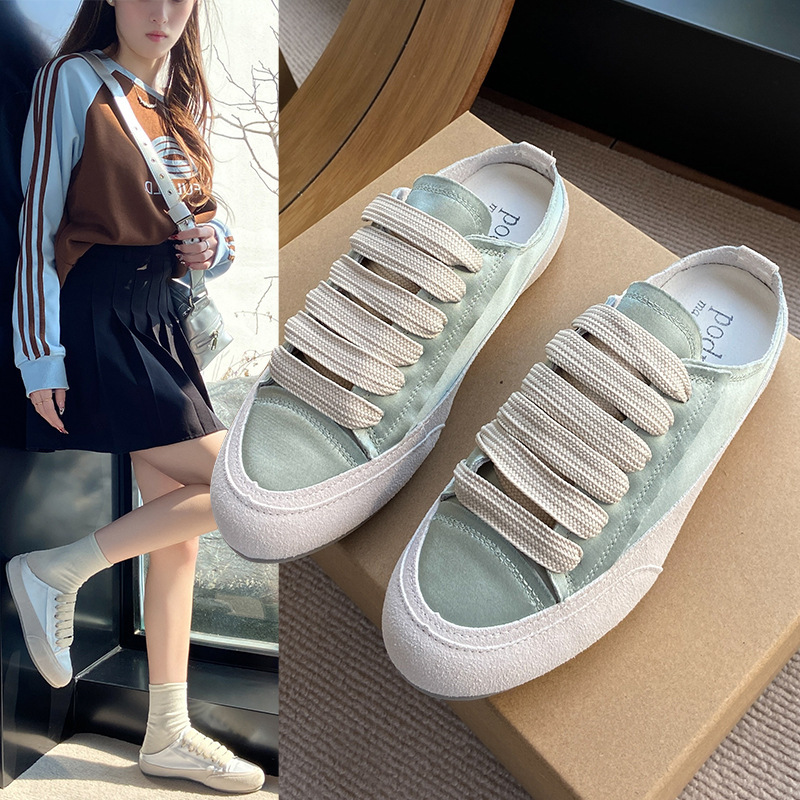 Zhejiang Taizhou In-Stock Pu Non-Slip Soft-Soled Fabric Round-Toe Slippers for Women, Breathable for Summer, Suitable for Outdoor Wear, Exclusively for Cross-Border Wholesale