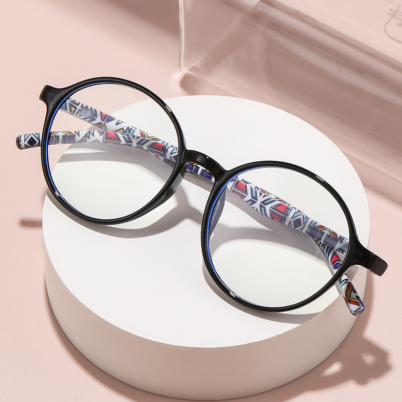 Lentes transfronterizas de moda retrógrada gafas de viejo gafas de alta definición anti-luz azul gafas de viejo rojas