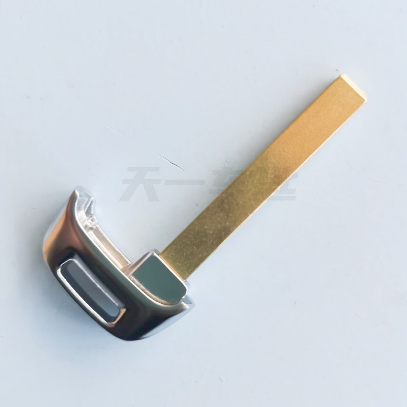 Suitable for Audi A3L Smart Card Small Key Q4L Car Remote Control Spare Emergency Mechanical Key Blank Copper Blank