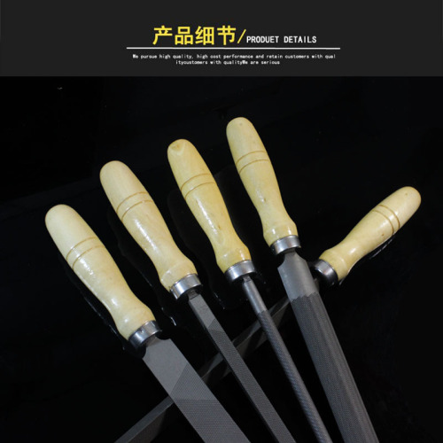 File grinding tool set alloy woodworking tool triangular file medium tooth small semi-circular fitter file steel file round
